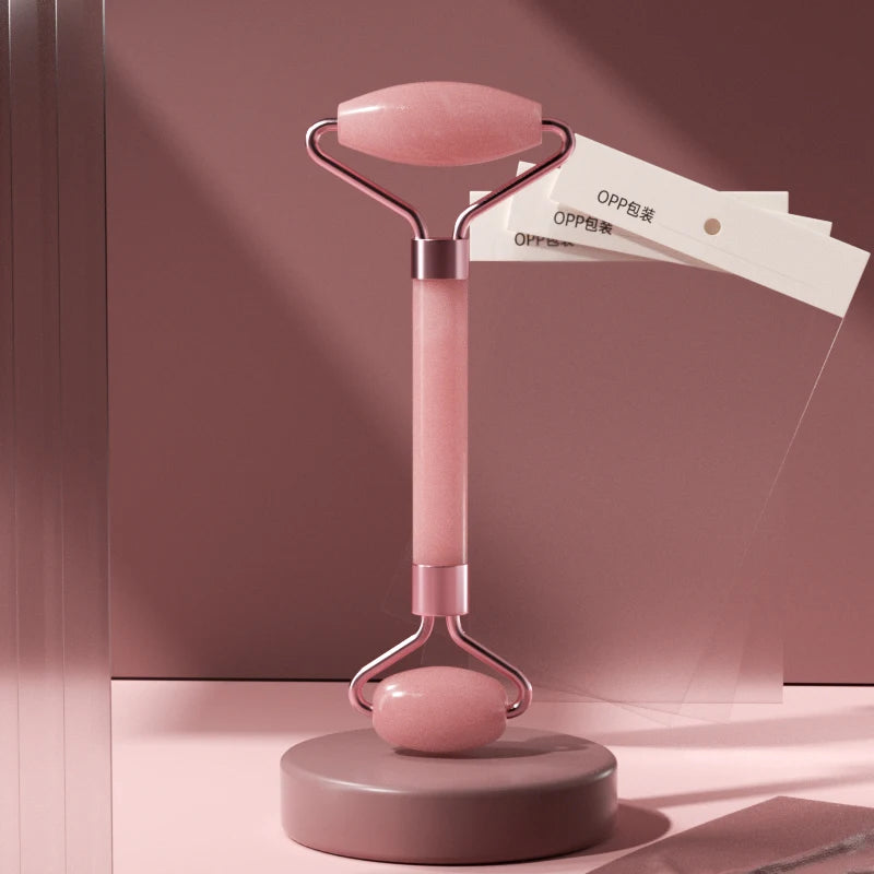 Rouleau en résine massant pour le visage